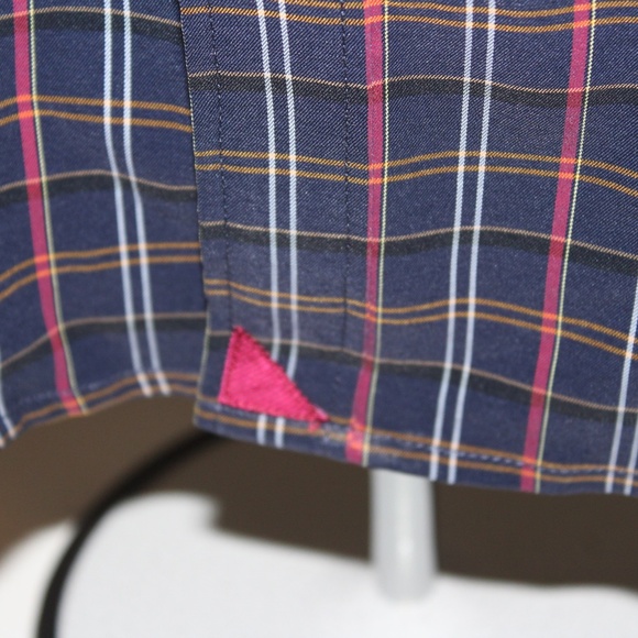 NEW UNTUCKit Valencay Performance Long Sleeve Plaid Button Down Shirt Sz M Slim - Picture 7 of 7
